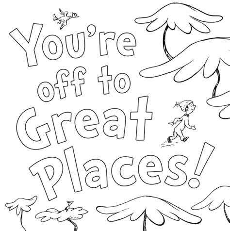 It was his last book to be published during his lifetime. Dr. Seuss's Oh, the Places You'll Go! Coloring Book ...