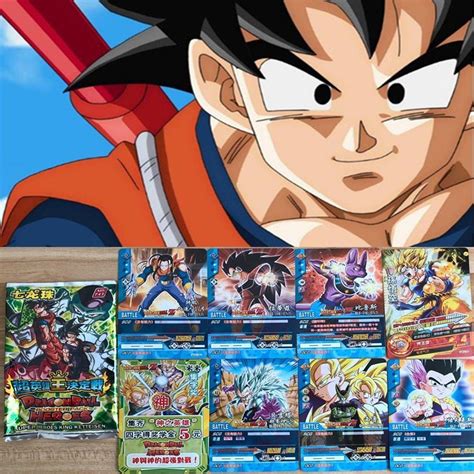 We have some video games , pokemon card,figurines, manga, bd, and other very interesting products present in our shop shipping: 32 pcs/lot cartes Dragon Ball Super Saiyan Super Héros Roi Héros Goku Freezer | Dragon ball ...