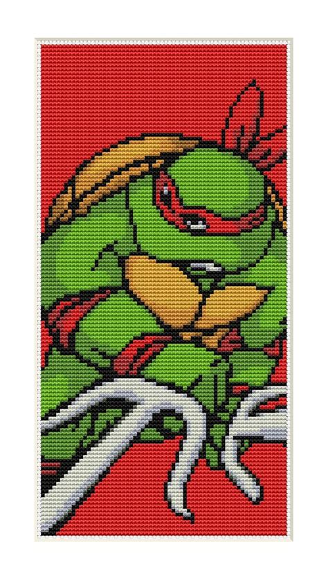 I even made a few copies of this template to give to my siblings who are turtles fans as well and they loved them! Teenage Mutant Ninja Turtles II Arcade Game - Cross Stitch ...