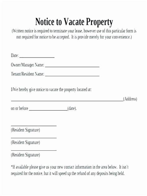 Then turn to our 30 day notice to vacate form below. Written Notice to Vacate Templates Unique Image Result for Landlord 30 Day Notice to … in 2020 ...