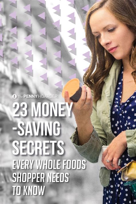23 Money-Saving Secrets Every Whole Foods Shopper Needs to Know | Saving money, Saving money ...
