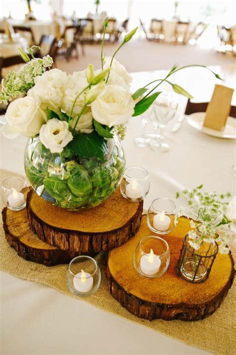 Find ideas and inspiration for dining table dining room table centerpiece, chandelier bows, mirror greenery spray, christmas tree, mantle garland. Pinterest Favorites: Wood Slices or "Cookies" | Rustic ...