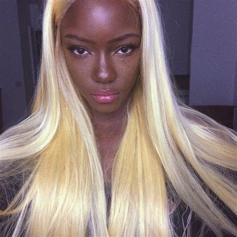Get the sleek dark ash blonde hair look with clairol natural product. 17 times dark-skinned women slayed platinum hair | Revelist