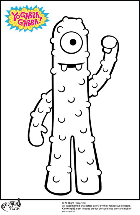 Help us keep this site free! Yo Gabba Gabba Coloring Pages - GetColoringPages.com