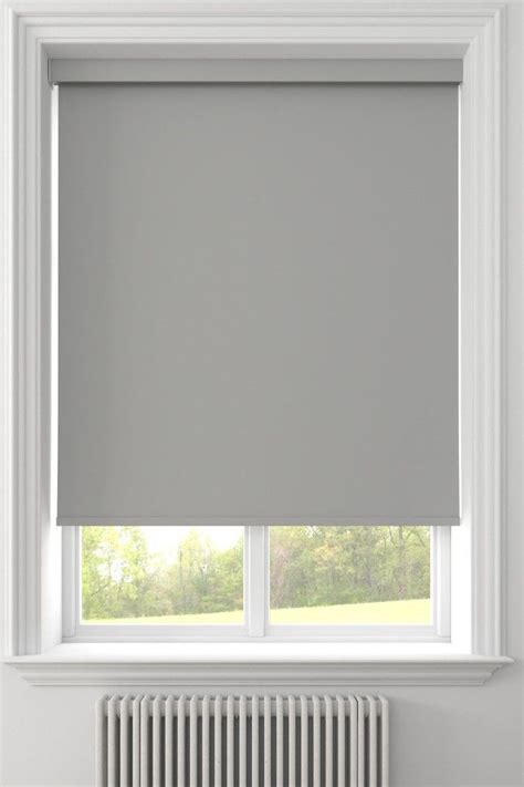 Next day delivery & free returns available. Syson Smoke Grey Made To Measure Waterproof Roller Blind ...