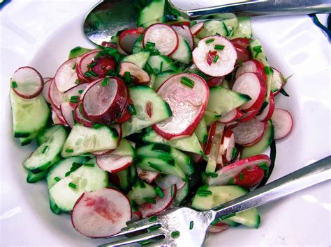 With its unique appearance and interesting flavor. La Tavola Marche Recipe Box: Simple Summer Salad: Radish, Cucumber & Chive