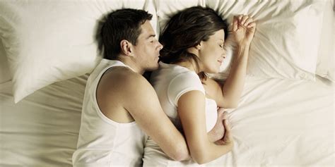 Love and romance romantic couple couple in bed man kissing woman s. The Power (and Science) of Cuddling | HuffPost