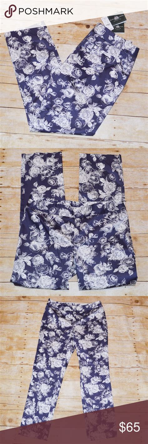 Jav for mobile download tiffany brookes in white cotton panties. NWT Brooks Brothers Floral Natalie Ankle Pants NWT ...