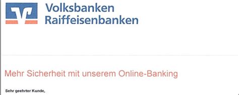 Darüber hinaus bietet es viele weitere nützliche funktionen. Phishing-Mail Sicherheit Online-Banking VR Bank Bayreuth ...