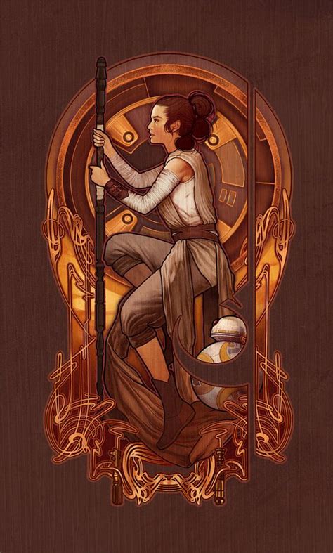 Ad by whole tomato software. Rey Nouveau - Star Wars: The Force Awakens signed art ...