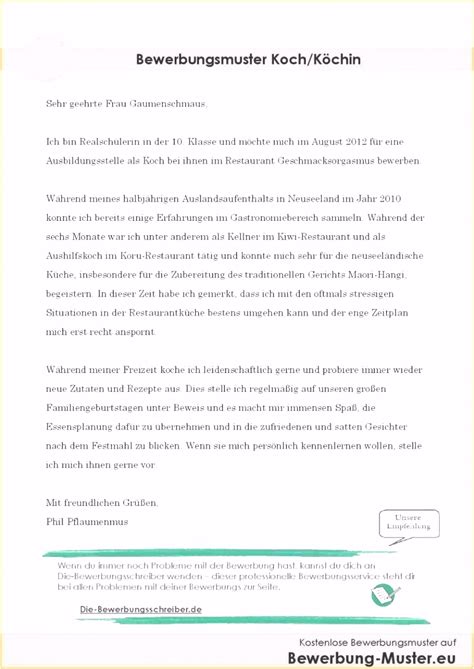 5 Stellenausschreibung Koch Vorlage - SampleTemplatex1234 ...