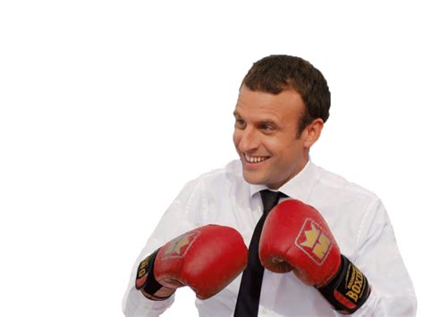 Conscient que la décision sera « difficile et critiquée », comme il l'a indiqué au. Sticker de Vestra sur politic macron boxe gif - Sticker ID ...