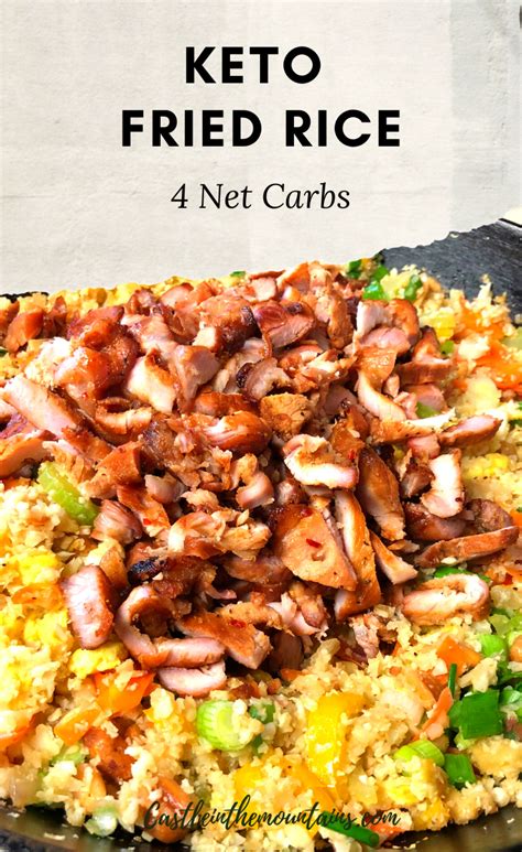The keto diet (or ketogenic diet) is a low carb/high fat diet. Fantastic Keto Fried Rice ~ "Take Out" Flavor~4 Net Carbs ...