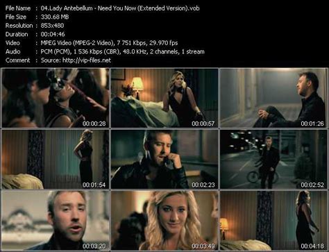 It was released on january 26, 2010 through capitol nashville. DTVideos Extended Vol.13 VOBs - Lady Antebellum videoclip - Need You Now (Extended Version)