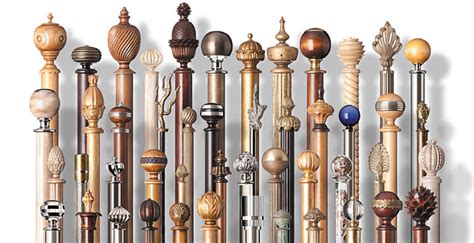 A wide variety of modern curtain finials. Bespoke Curtain Pole Finials | Traditional & Modern ...