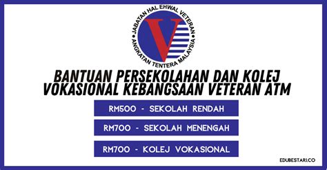 Berita baik buat semua pelajar yang berminat dan berkelayakan khususnya lepasan spm/ setaraf. Permohonan Bantuan Persekolahan & Kolej Vokasional ...