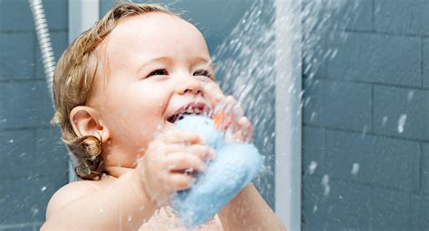 Remember these bathing tips to keep your child safe while getting squeaky clean: When can my baby go in the shower? | BabyCenter