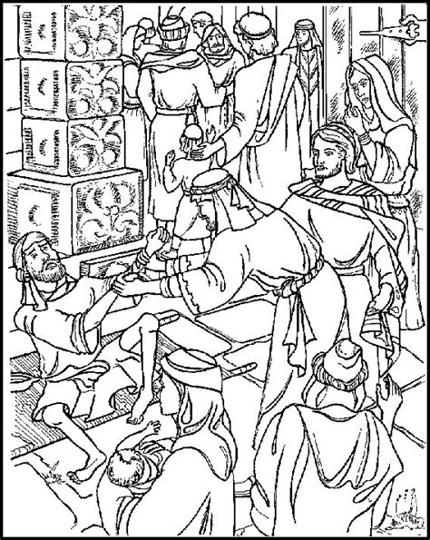 25 acts 6 coloring pages. Lame man ABDA Acts coloring page | Bible coloring, Bible ...