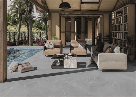 Sandstone look porcelain tiles with elemental stone by cerim: XL Venice Grey Stone Effect Anti Slip Porcelain Floor Tile ...