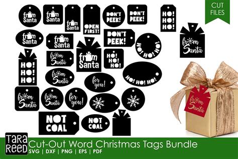 Choose from 5400+ christmas hat graphic resources and download in the form of png, eps, ai or psd. Christmas Gift Tags - Christmas SVG & Cut Files for ...