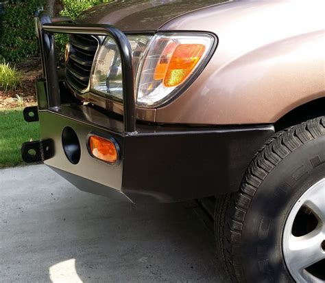 All 4x4labs bumpers are designed around the warn brand of winches. Front Winch Bumper Toyota Land Cruiser Series 100: Blue Lake Off-Road