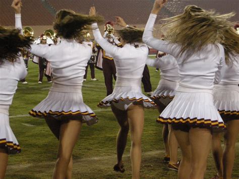 A subreddit for those of us who appreciate beautiful women dancing. Sexy college girls pics: USC cheerleaders dancing in short ...