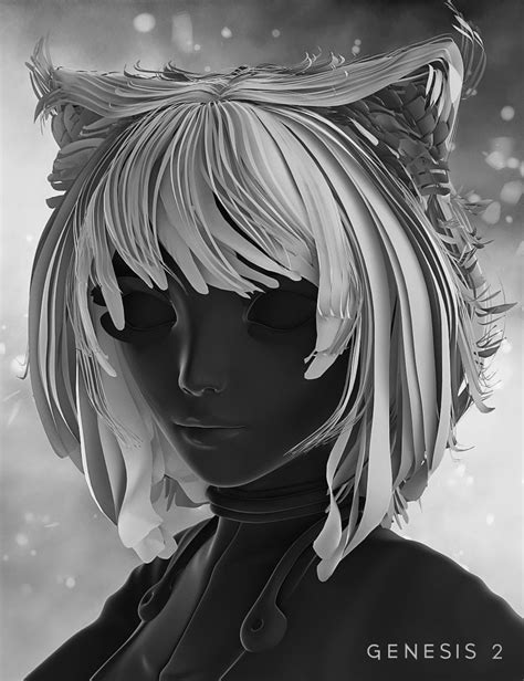 In manga or anime, you draw hair as a mass or a cloth. Download DAZ Studio 3 for FREE!: DAZ 3D - Anime Kitten ...