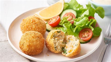 Your basic scrambled eggs are enlivened with a little smoked cod. Smoked Cod Balls - Recipe - Recipe | Unilever Food Solutions