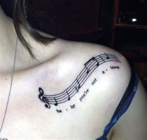 For musician, dj, bassist, guitarist, band and choir team, music festival and summer party. darren criss tattoo - Google Search | Music tattoos, Music ...