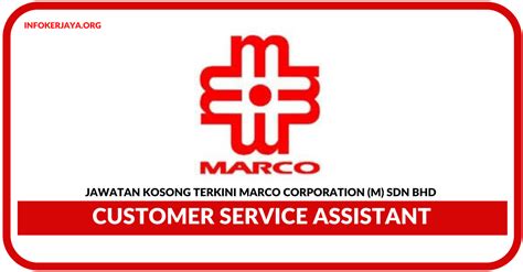 Jawatan kosong terkini di koperasi permodalan melayu negeri johor bhd november 2017. Jawatan Kosong Terkini Customer Service Assistant Di Marco ...