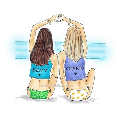 Creating your own best friend quiz is super easy: Картинки 2 лучшие подруги для срисовки карандашом