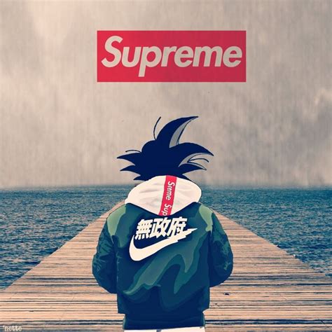 The fall, supreme has worked with nike on a collection consisting of a leather bomber jacket, leather baseball jersey, leather pant, hooded sweatshirt, duffle bag and sunglasses. #freetoedit #supreme #goku #supremewallpaper #nike #fire ...