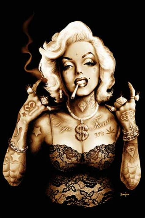 Marilyn monroe and charles manson are the band's namesakes in 1989, brian warner was a college student working towards a degree in journalism at broward college , gaining experience by writing music articles for the south florida lifestyle magazine 25th parallel. Marilyn Monroe Skull Tattoo