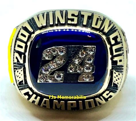 The list recognizes cup victories under the following auspices: 2001 NASCAR WINSTON CUP CHAMPIONS CHAMPIONSHIP RING - Buy ...