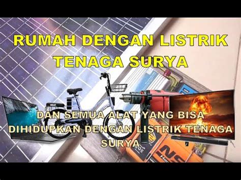 Toko grosir perlengkapan rumah tangga di surabaya. Tenaga Surya untuk Menghidupkan Peralatan Listrik Rumah ...