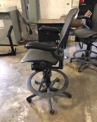 Herman miller aeron drafting stool chair fully featured. Herman Miller Aeron Drafting Stools | Atlanta Office ...