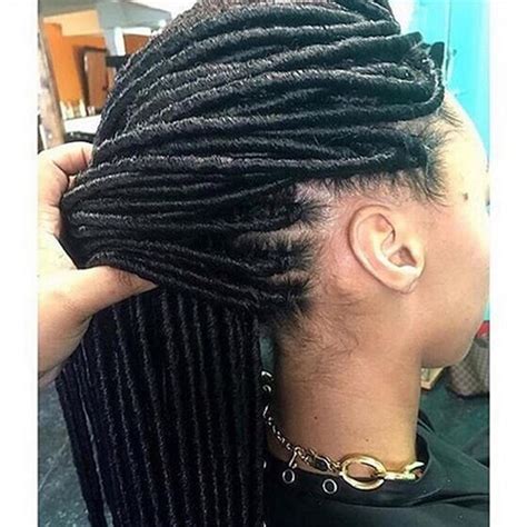 Faux locs have become one of the hottest trends in fashion and protective styling, with celebrities like eva marcille, tyra banks, meagan good and more rocking them. 2020 Hot! 18 Soft Faux Locs Crochet Braids Synthetic Hair ...