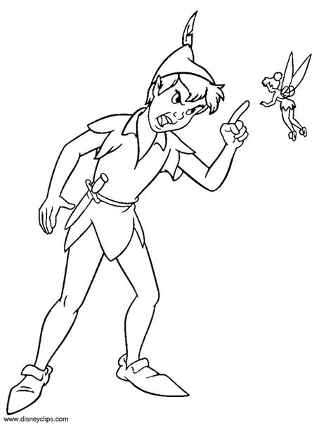 I made the coloring page of hook to share with you! Peter Pan And Tinkerbell Coloring Pages | Tinkerbell ...