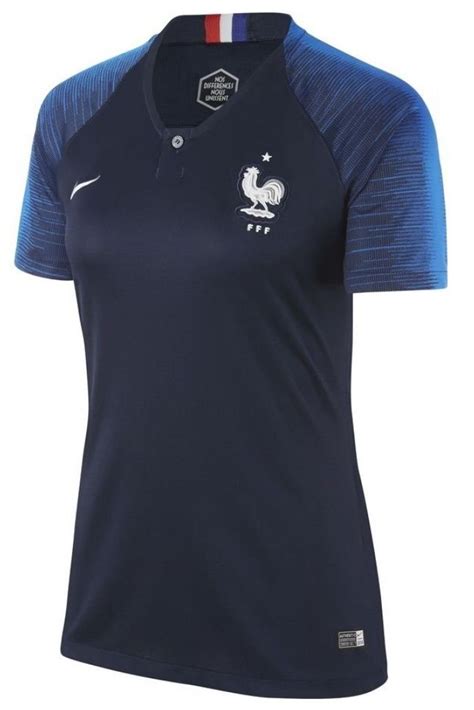 Kit treinamento seleção da fr. FRANÇA, CAMISA FEMININA 1, TITULAR 2019