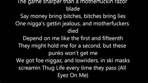 Suge knight (esec.), johnny j, daz dillinger, dr. 2pac - all eyez on me (Lyrics / Paroles) - Vidéo Dailymotion