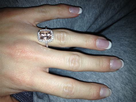 2 carat engagement ring engagement rings on finger morganite engagement oval engagement square diamond rings oval diamond wedding ring bands beautiful rings etsy. Show Me Your Custom Engagement Rings!!!!!! - Weddingbee