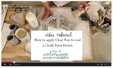 Testing before painting on wooden floors is crucial. VIDEO: How to Apply Annie Sloan Clear Wax | Annie sloan ...