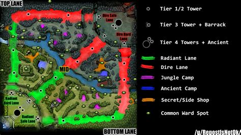 Dota 2 world map?question (self.dota2). DoTA 2 Handy Map - Made an updated version, hope it helps ...