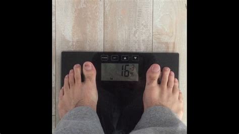 Press on the calibration button. Taylor Body Fat Scale Error 5