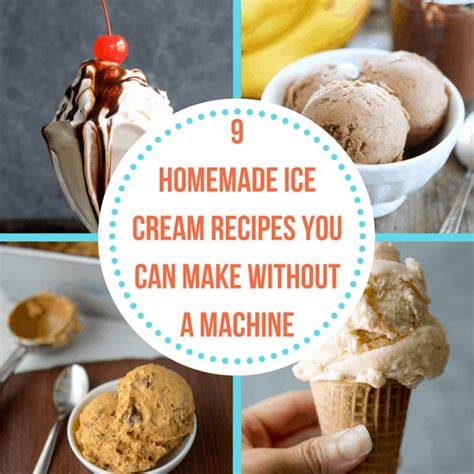 She promised exotic, surprising delicious ice cream recipes that have wholesome, healthy ingredients and a fraction of the calories you get from standard ice although a moderate amount of daily fat isn't something to be scared of, you can replace regular coconut milk with the same volume of low fat. 9 Homemade Ice Cream Recipes You Can Make Without a Machine - The Organized Mom