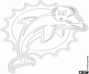 New era men's orange miami dolphins omaha 59fifty hat. Miami Dolphins emblem coloring page | ♦Escuela ...