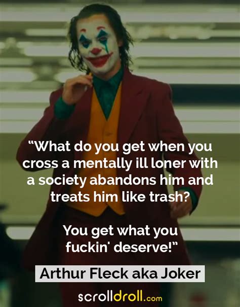 Here are some joker quotes from the movie joker (2019) said by arthur fleck aka joaquin phoenix that will stick with us forever. 20 Dialogues & Quotes From 'The Joker' (2019) About The ...