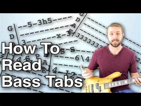 As you learn how to read guitar tabs, you might start to come across letters and symbols in addition to numbers. Bass Tabs: Everything You Need To Know To Get Started ...