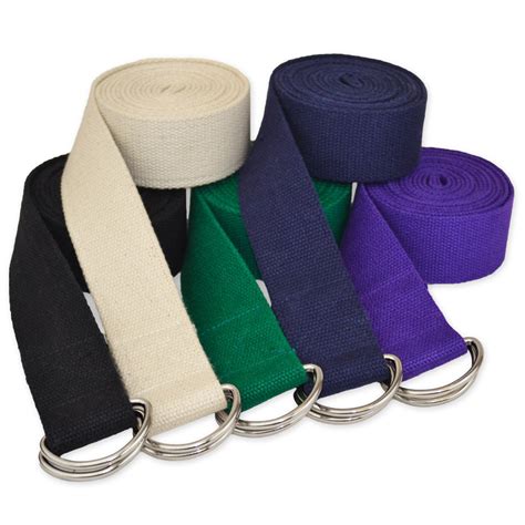 6' D-Ring Buckle Cotton Yoga Strap | YOGA Accessories