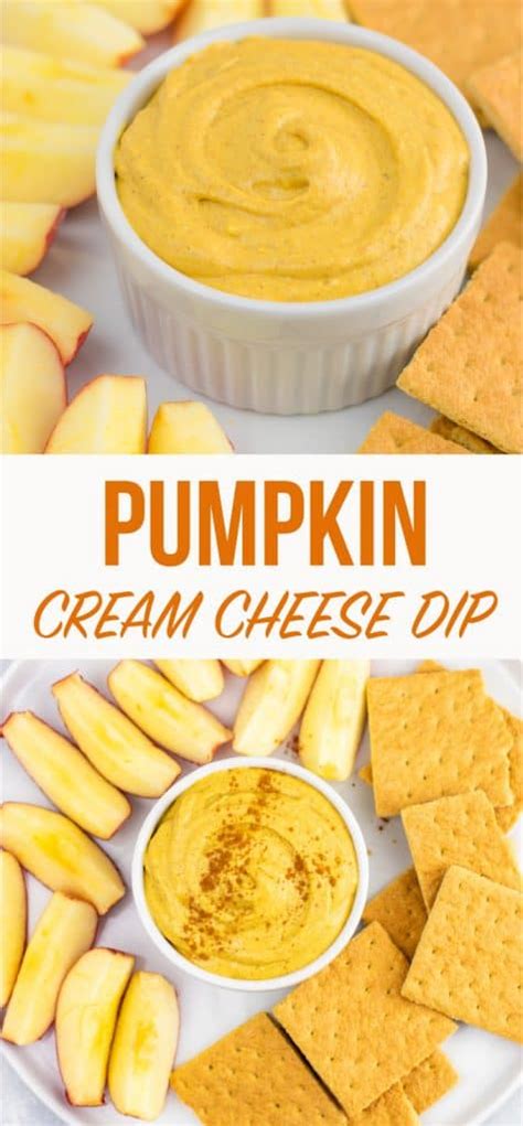 The cream cheese adds a wonderful flavor with a traditional pie taste but light/whipped. Pumpkin Cream Cheese Dip Recipe - Build Your Bite